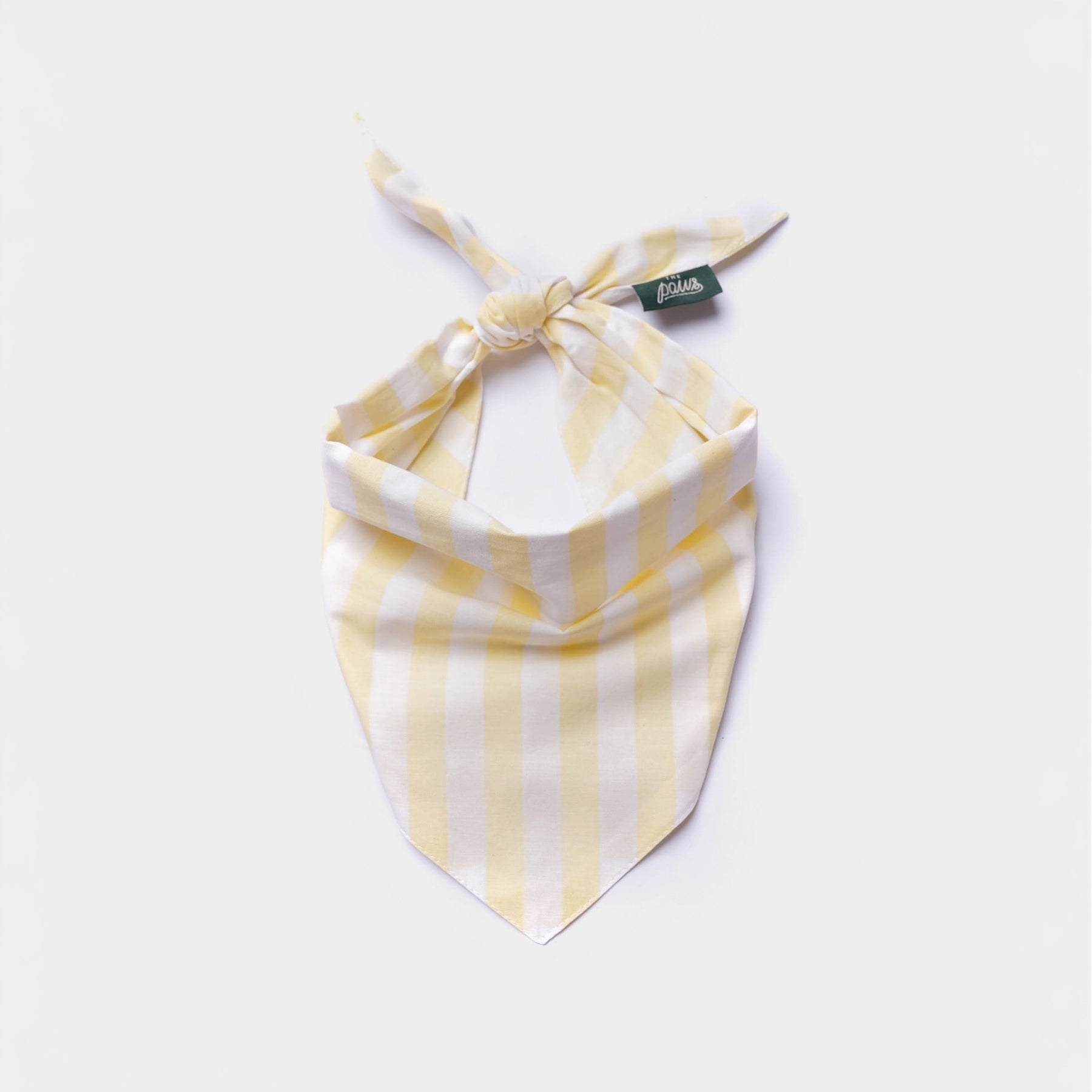 Dog Bandana – Yellow Stripe