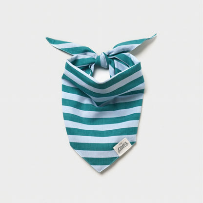 Dog Bandana – Blue Stripe