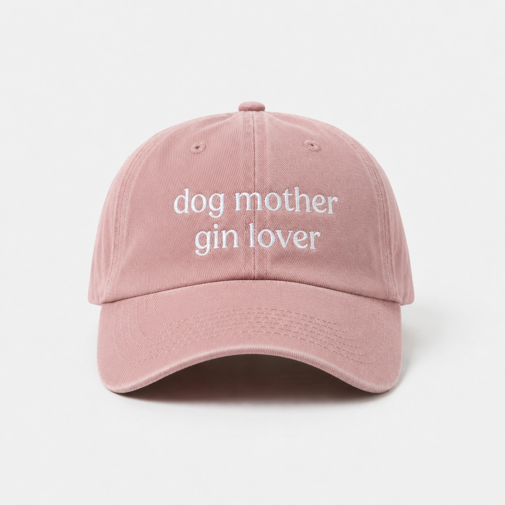 Dog Mother Gin Lover Cap