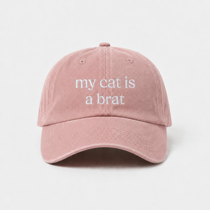 My Cat is a Brat Cap